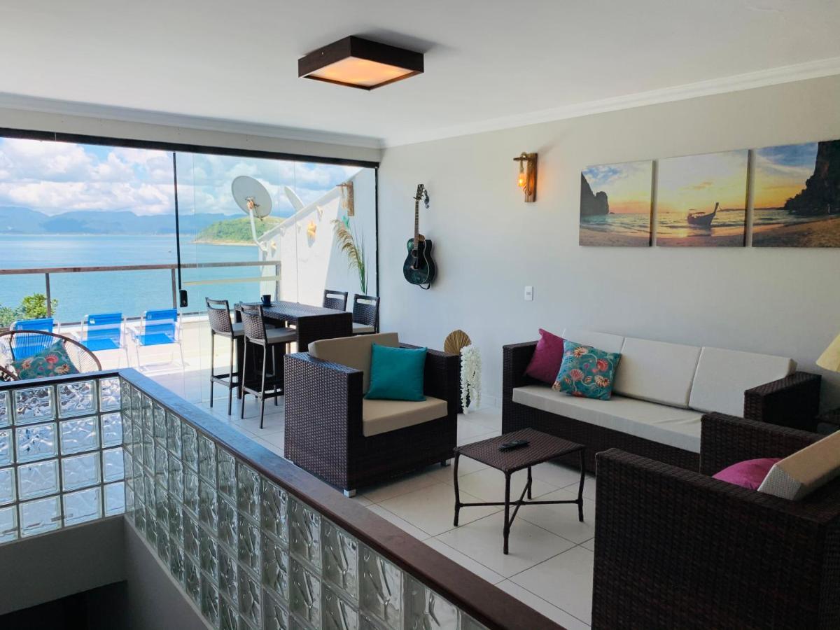 Lindo Duplex Pe Na Areia Com Praia Privativa Caraguatatuba Zewnętrze zdjęcie