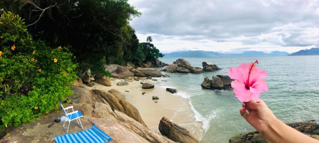 Lindo Duplex Pe Na Areia Com Praia Privativa Caraguatatuba Zewnętrze zdjęcie
